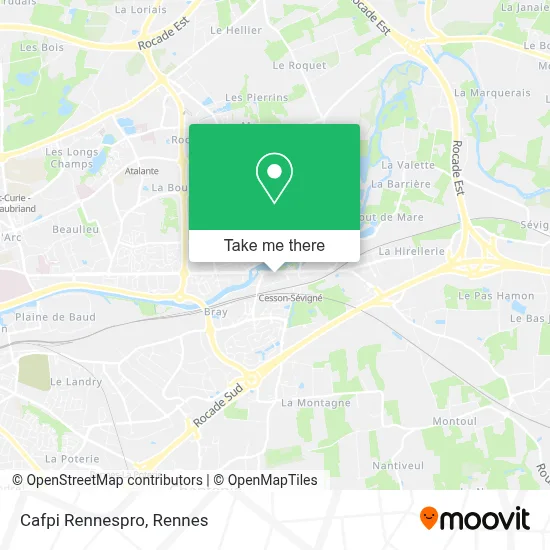 Cafpi Rennespro map