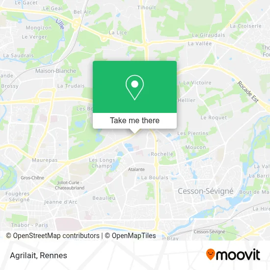 Agrilait map