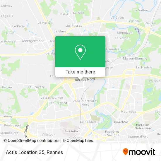 Actis Location 35 map