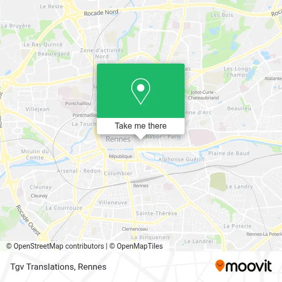 Tgv Translations map