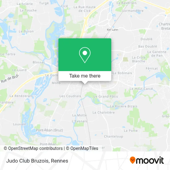 Judo Club Bruzois map