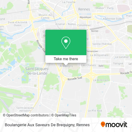 Boulangerie Aux Saveurs De Brequigny map