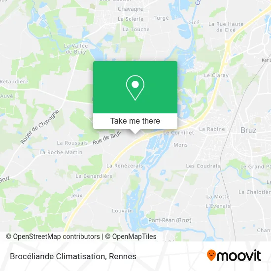 Brocéliande Climatisation map