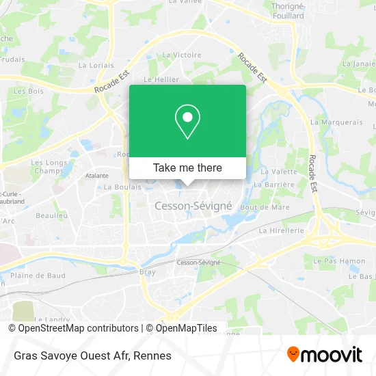 Gras Savoye Ouest Afr map