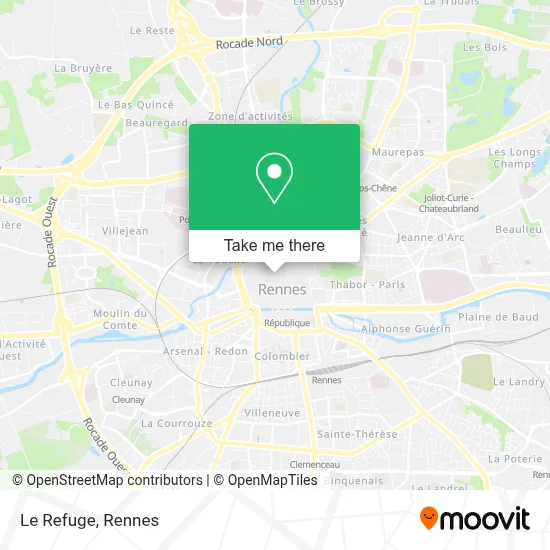 Mapa Le Refuge