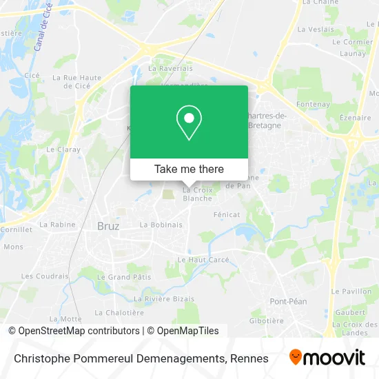 Christophe Pommereul Demenagements map