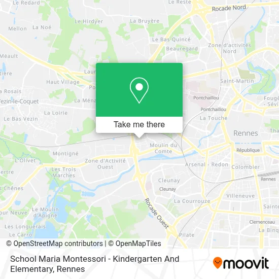School Maria Montessori - Kindergarten And Elementary map
