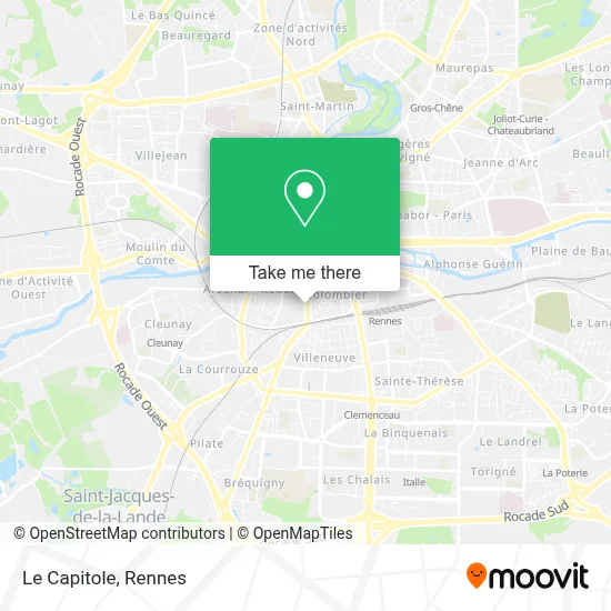 Le Capitole map