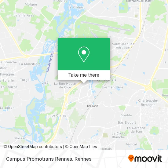 Campus Promotrans Rennes map