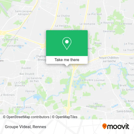 Groupe Videal map