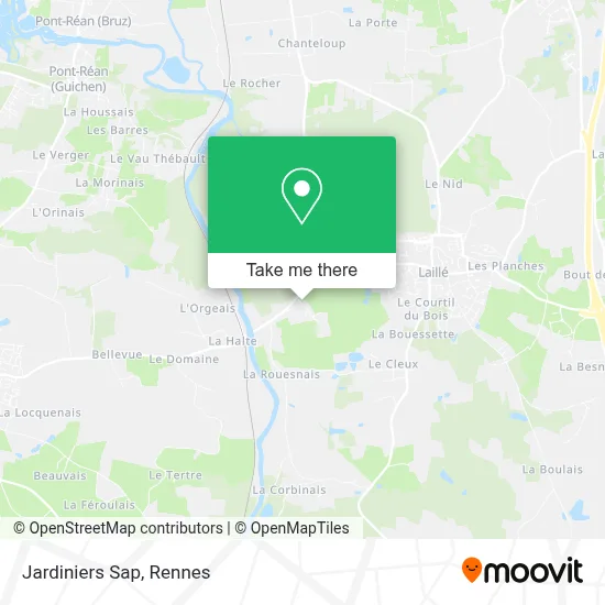 Jardiniers Sap map