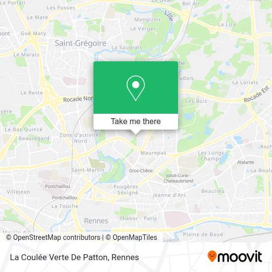 La Coulée Verte De Patton map
