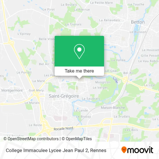 College Immaculee Lycee Jean Paul 2 map
