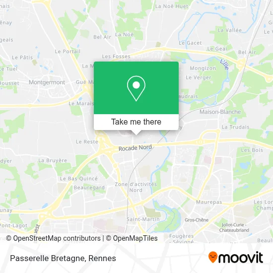 Passerelle Bretagne map