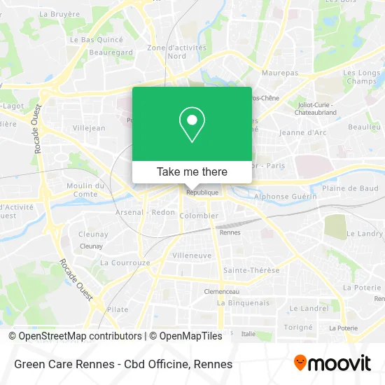 Green Care Rennes - Cbd Officine map