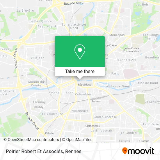 Poirier Robert Et Associés map