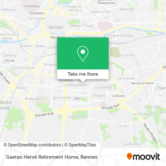 Gaetan Hervé Retirement Home map