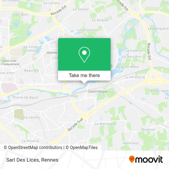 Sarl Des Lices map