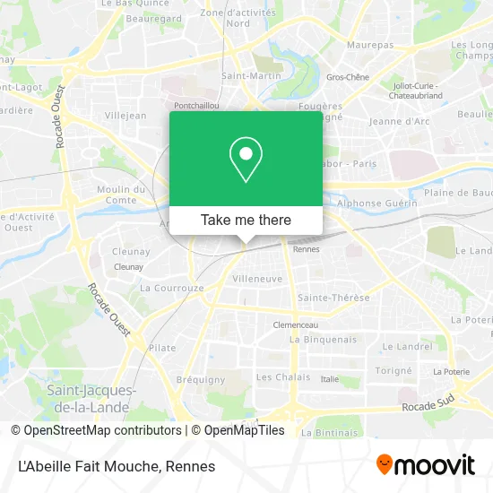L'Abeille Fait Mouche map