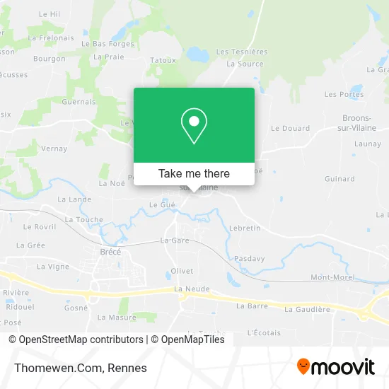 Thomewen.Com map