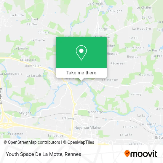 Youth Space De La Motte map