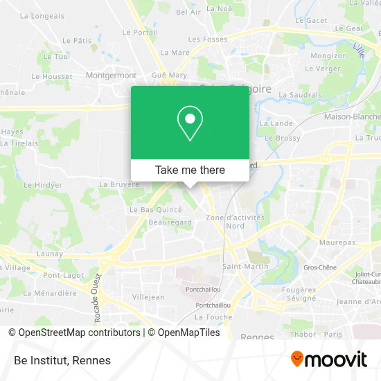 Be Institut map