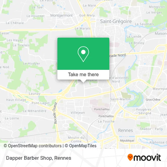 Dapper Barber Shop map