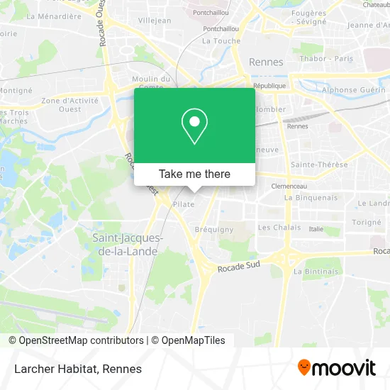 Larcher Habitat map