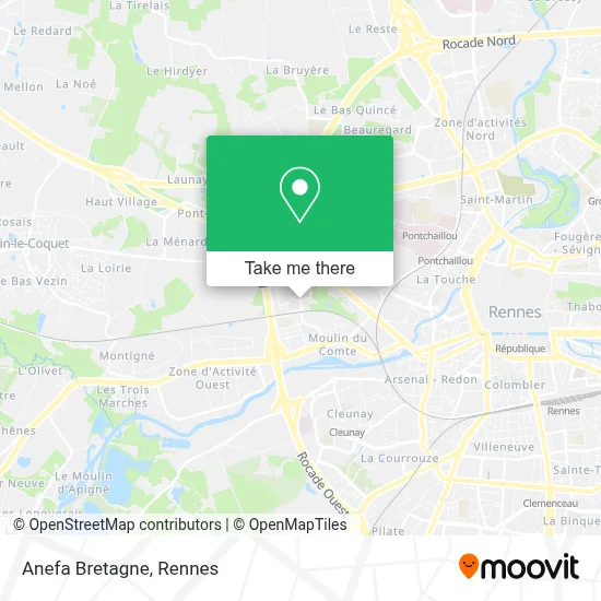 Anefa Bretagne map