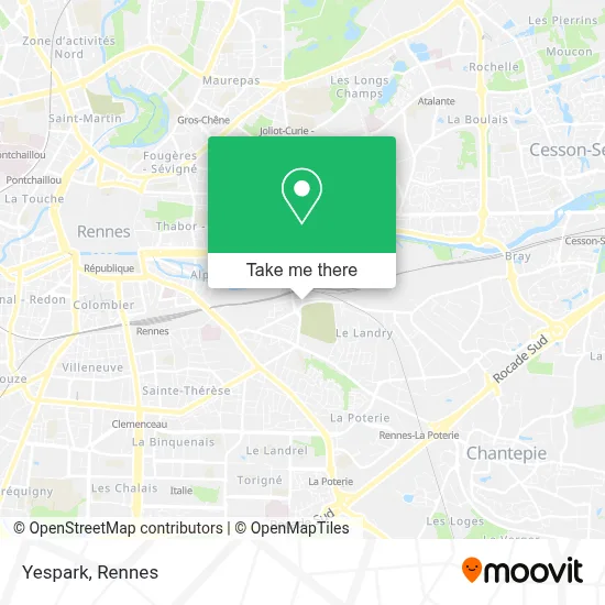 Yespark map