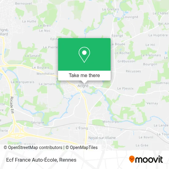 Ecf France Auto-École map