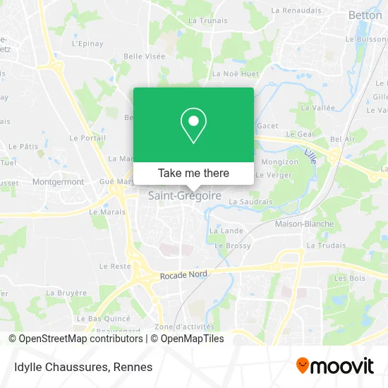 Idylle Chaussures map