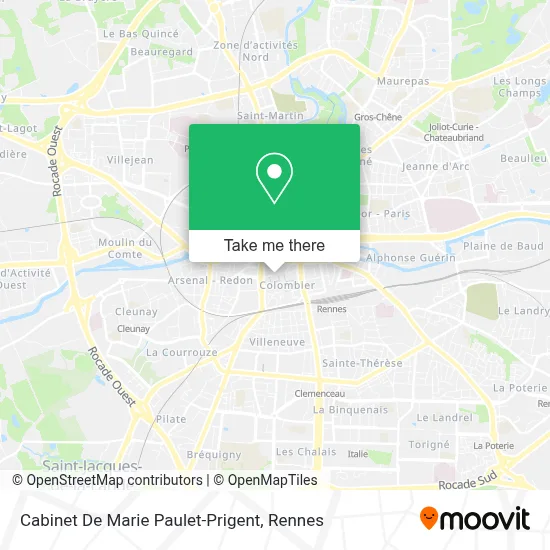 Cabinet De Marie Paulet-Prigent map