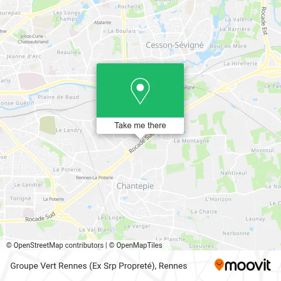 Groupe Vert Rennes (Ex Srp Propreté) map