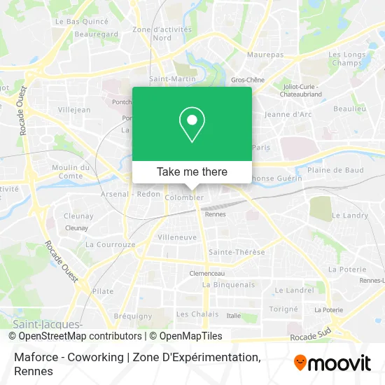Maforce - Coworking | Zone D'Expérimentation map