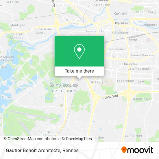 Gautier Benoît Architecte map