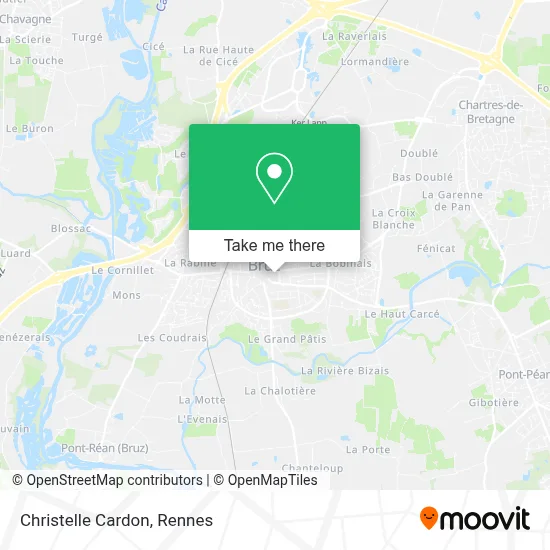 Christelle Cardon map