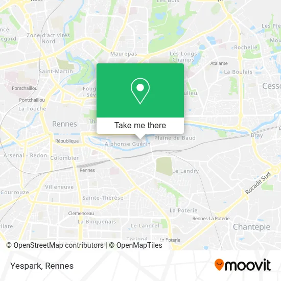 Mapa Yespark