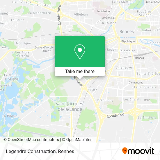 Mapa Legendre Construction