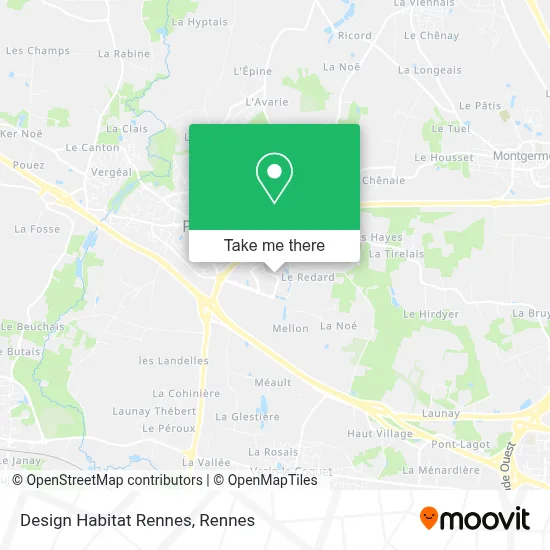 Design Habitat Rennes map
