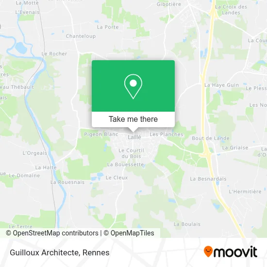 Guilloux Architecte map