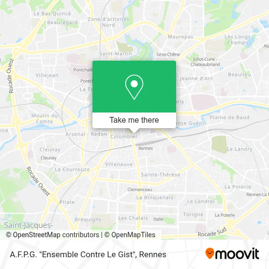 A.F.P.G. "Ensemble Contre Le Gist" map