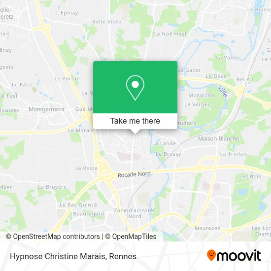 Hypnose Christine Marais map