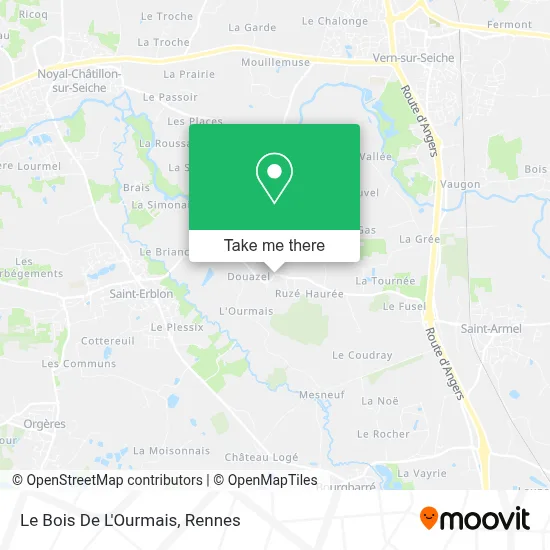 Le Bois De L'Ourmais map