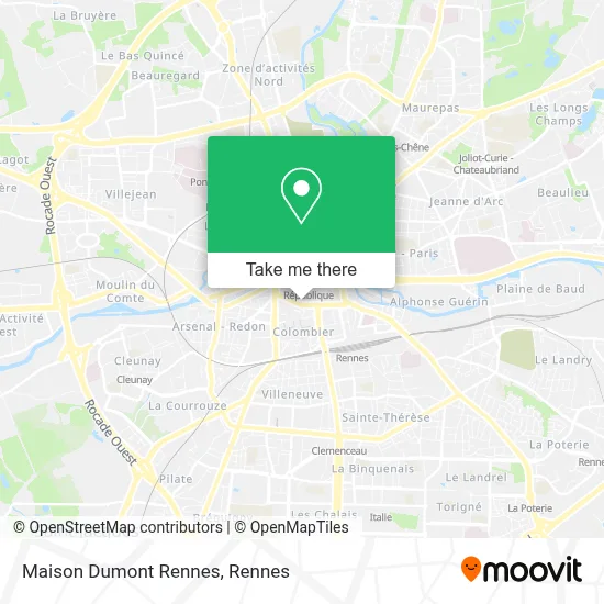 Maison Dumont Rennes map