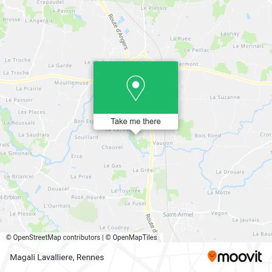 Magali Lavalliere map