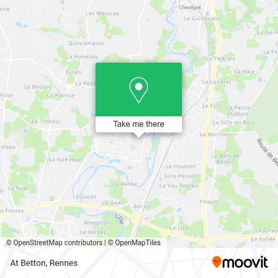 At Betton map