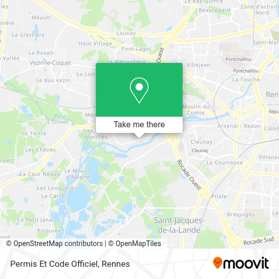 Permis Et Code Officiel map