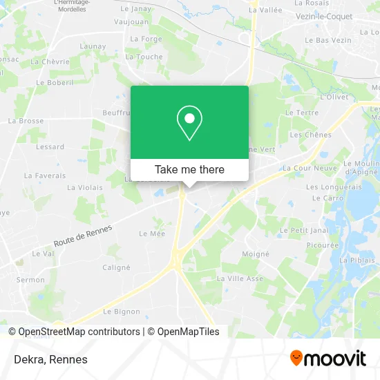 Dekra map