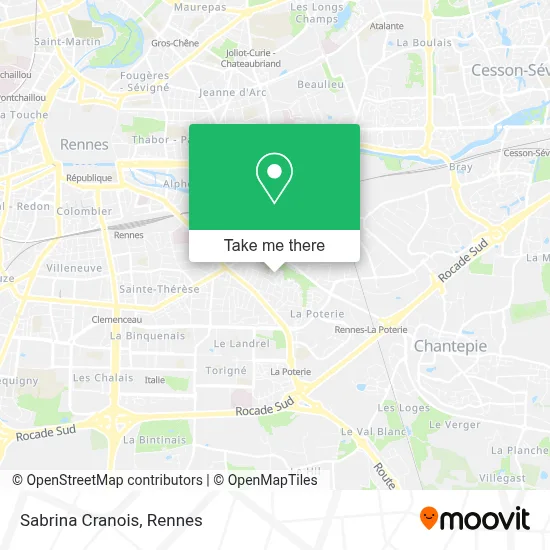 Sabrina Cranois map